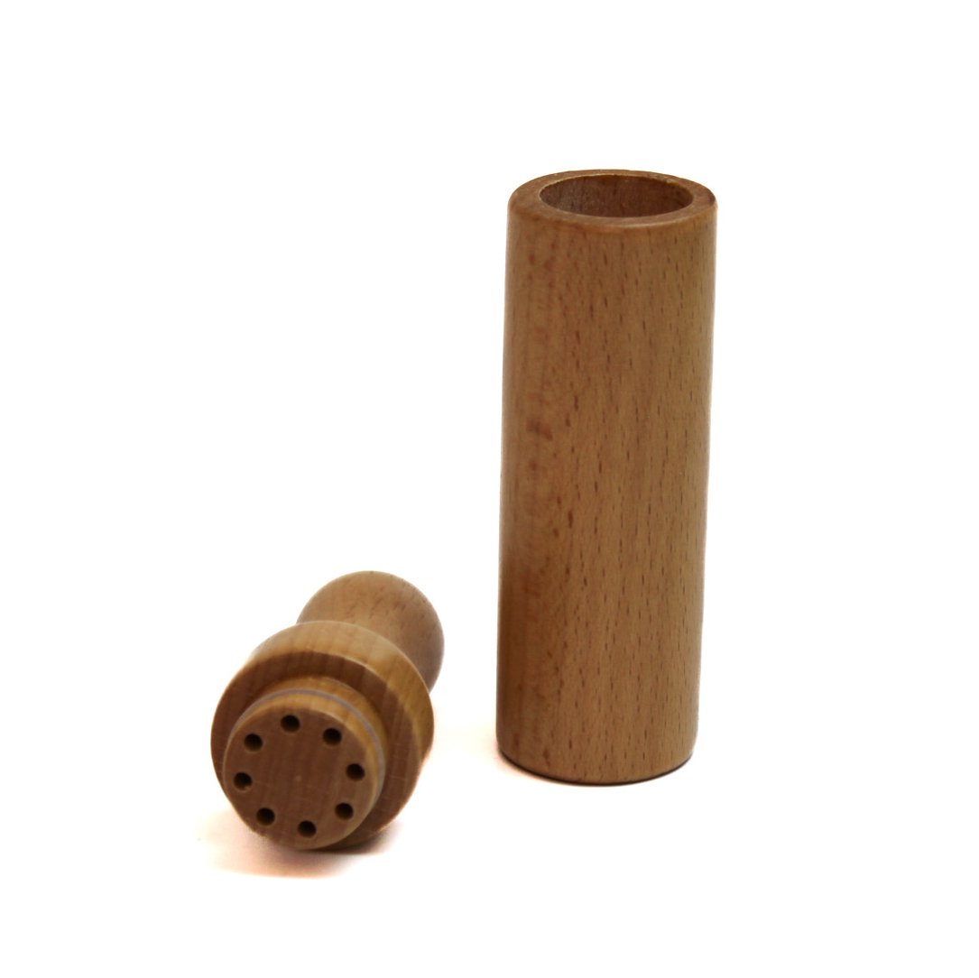 8-needle wooden needle holder including stand
