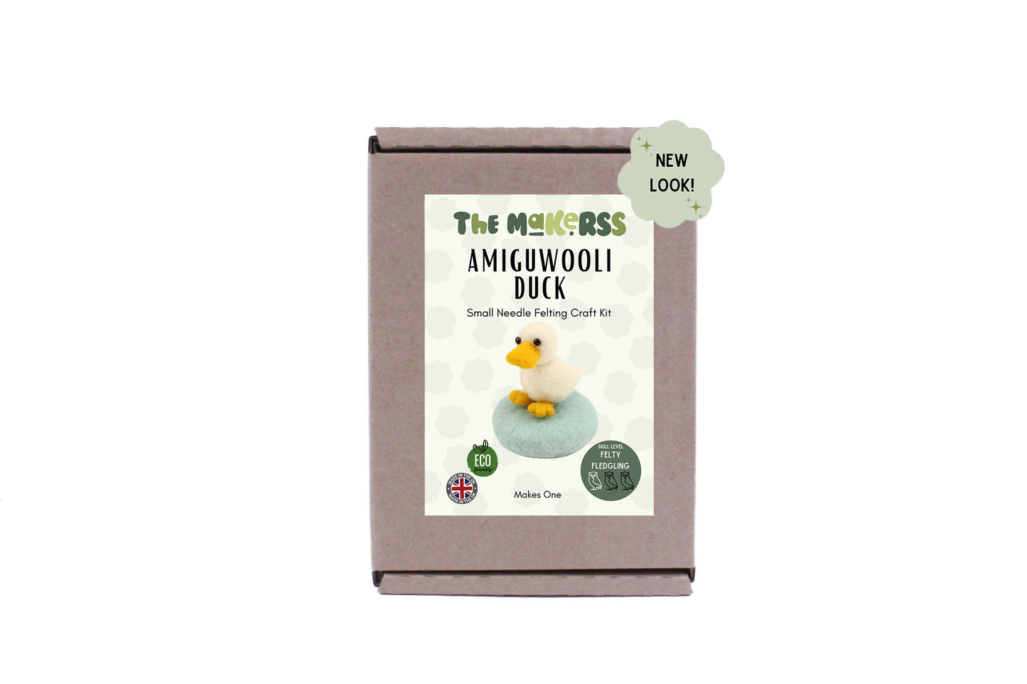Duck Amiguwoolli Mini Needle Felt Kit - The Makerss