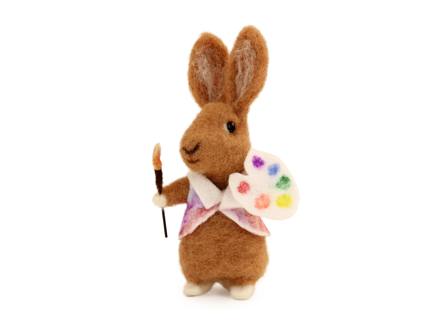 New! Artist Bunny Small Needle Felt Kit - The Makerss