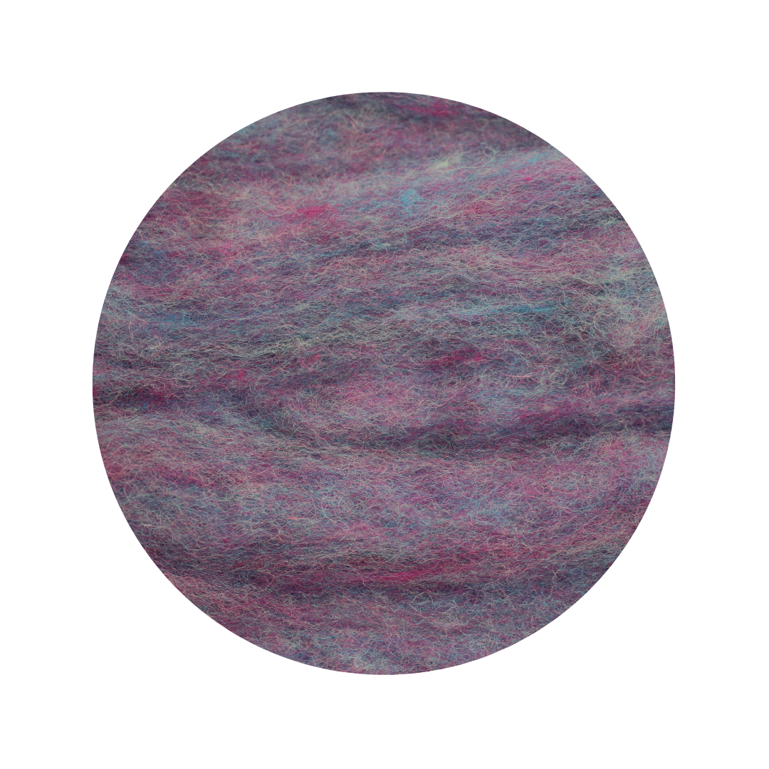 Bluebells Purple - dyed NZ Sliver- various weights - The Makerss