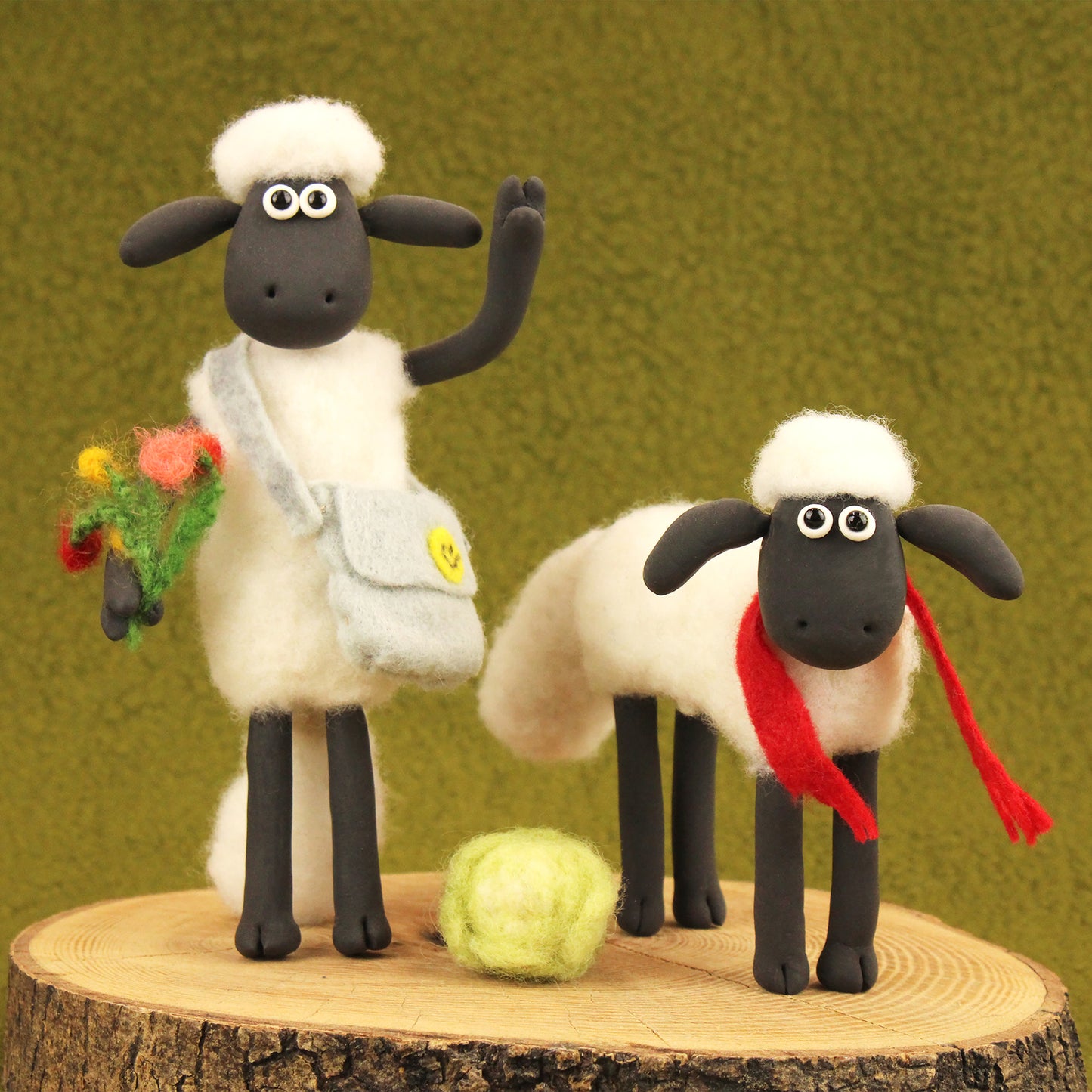 Aardman Shaun the Sheep Needle Felt Kits - Various Options - The Makerss