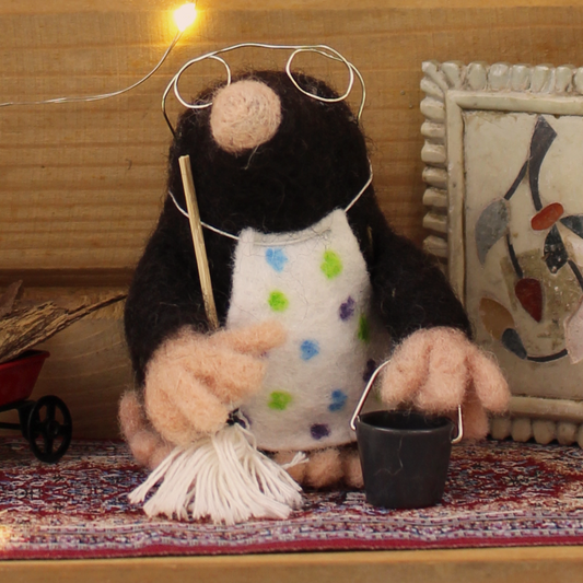 Busy Mr Mole Small Needle Felt Kit - The Makerss