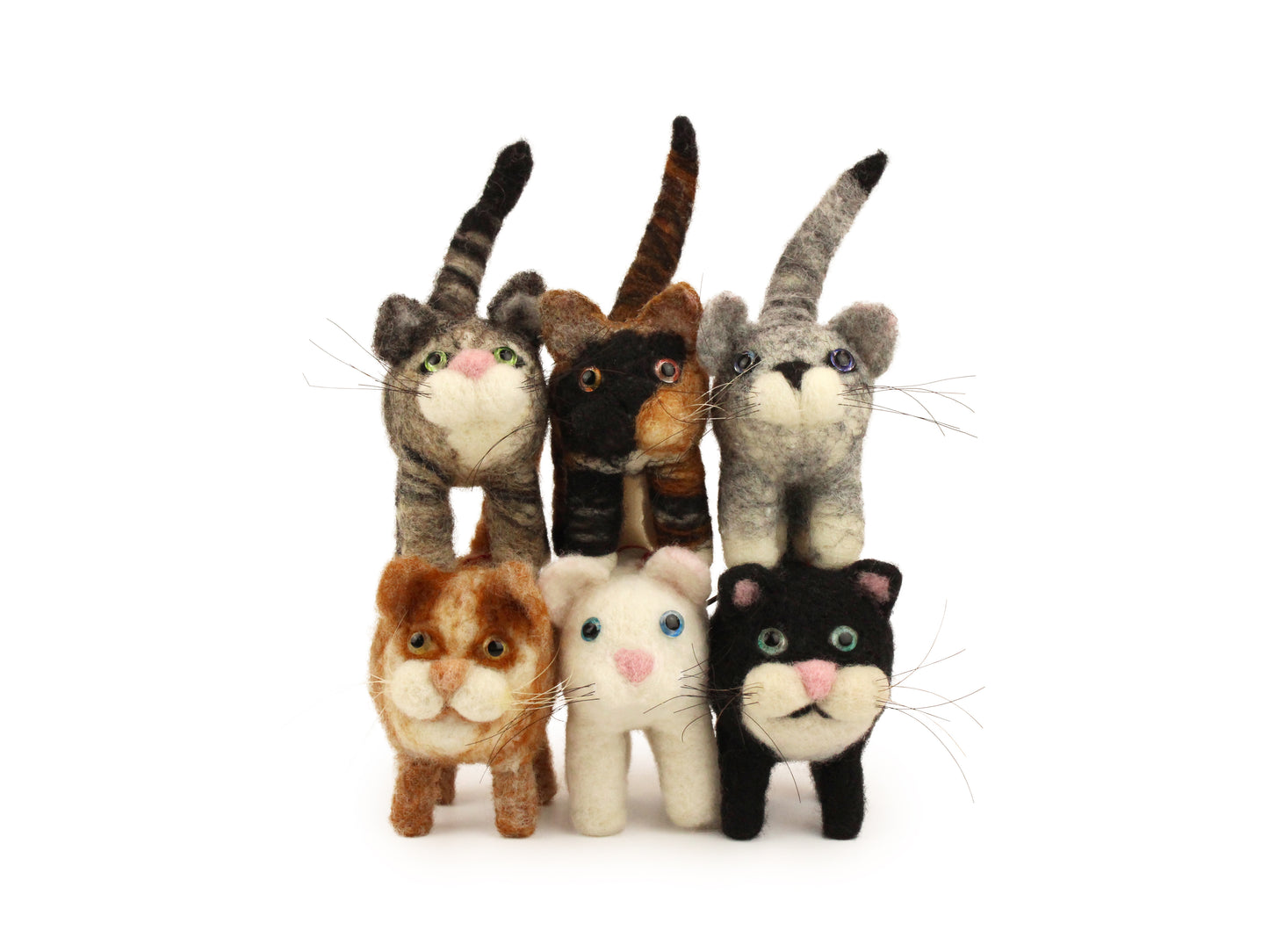 Cat Decoration Needle Felt Small Kit - The Makerss