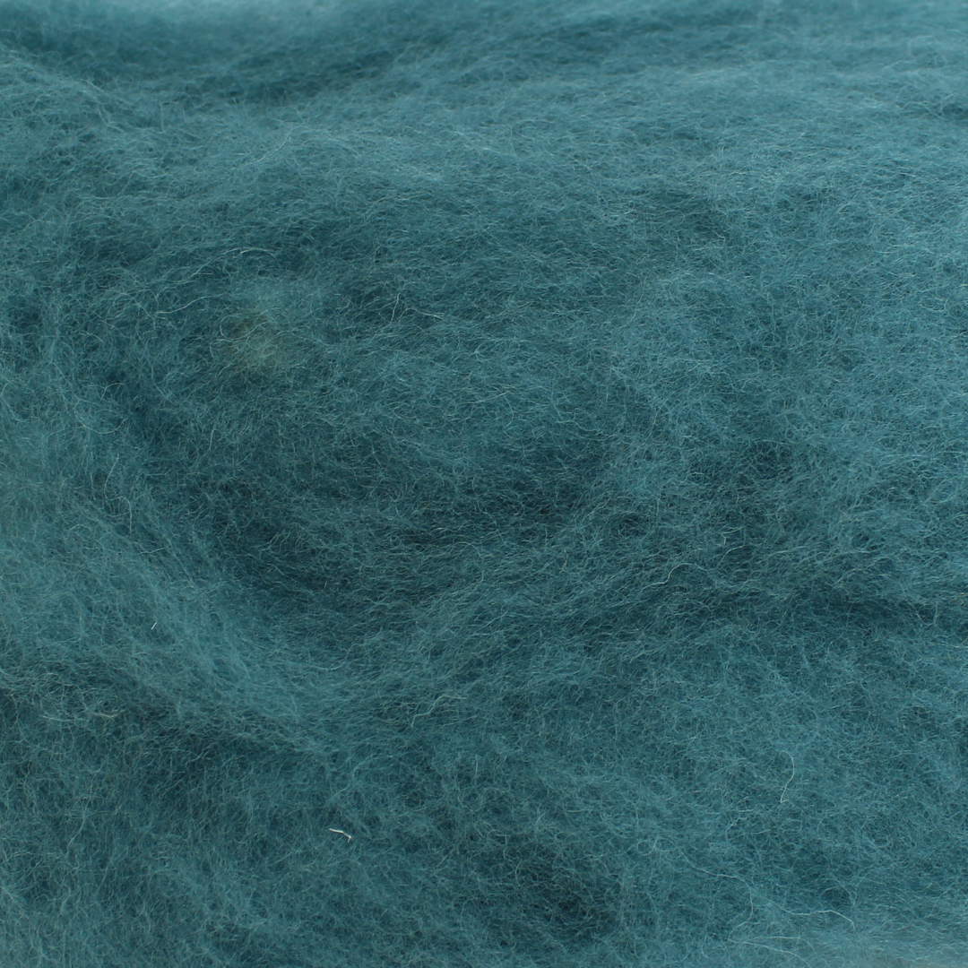 Dark Sea Green - carded wool batts - various weights - The Makerss