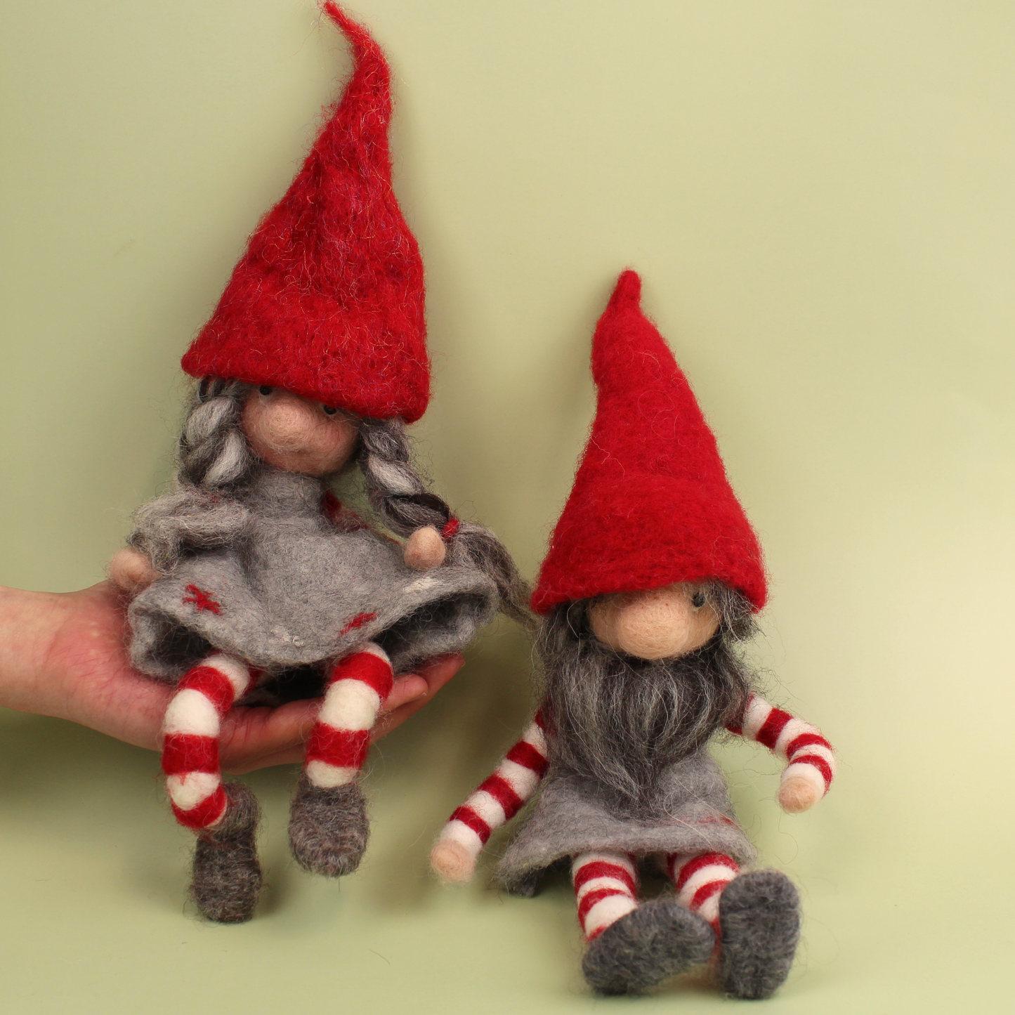 Festive Tomte Needle Felt Kit - makes one - The Makerss