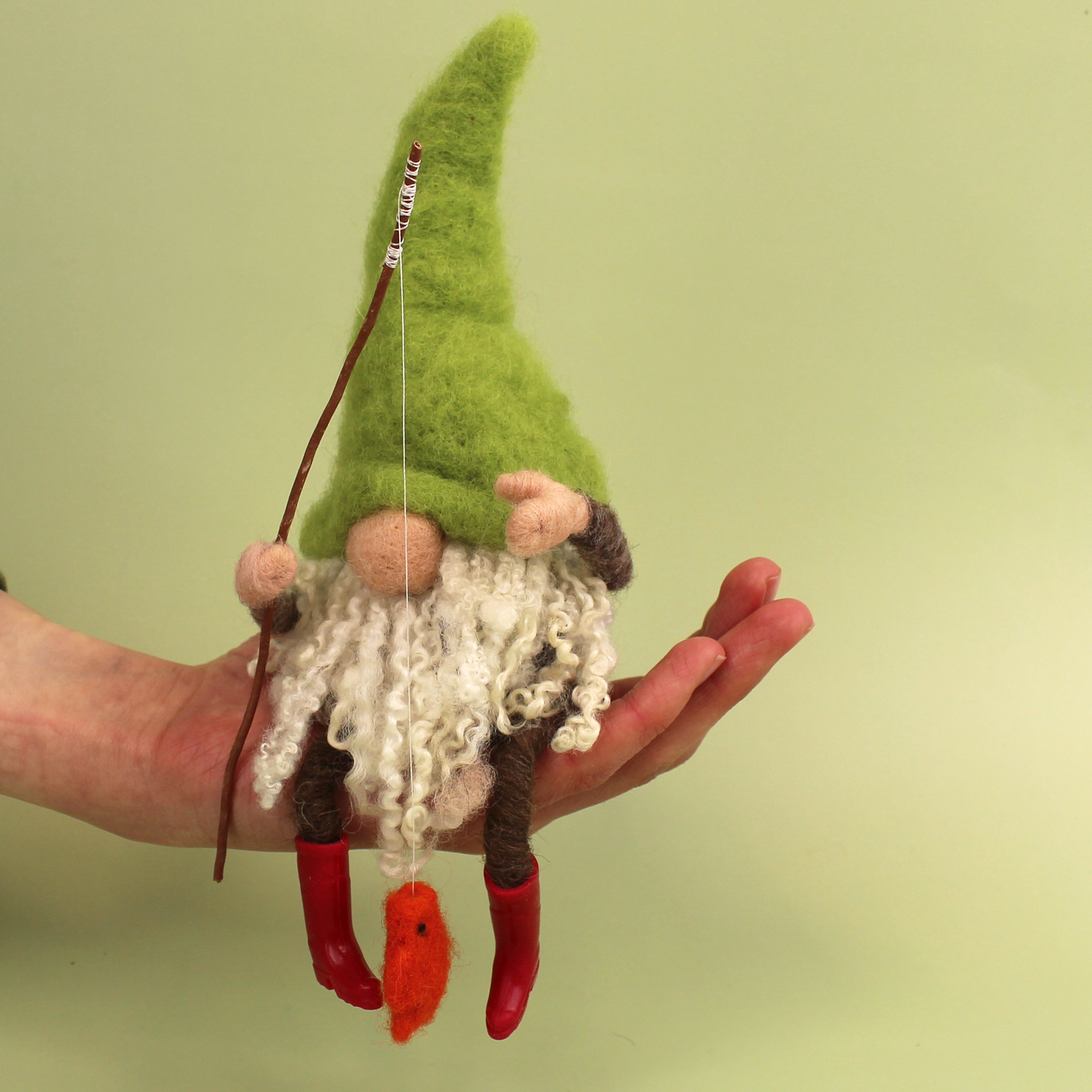 Fishing Gnome Small Needle Felt Kit - The Makerss