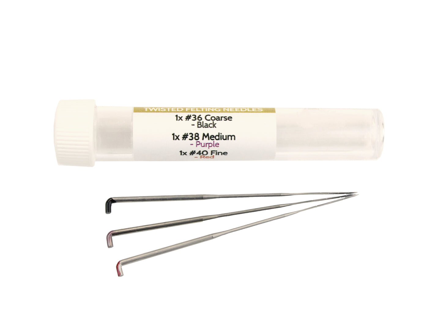 Felting Needles - in tube (various types) - The Makerss