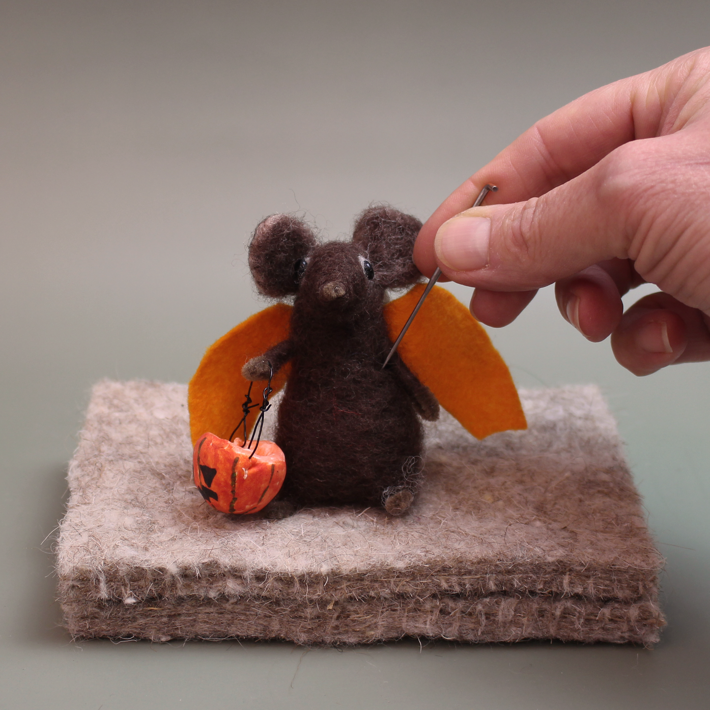 Halloween Mouse Small Needle Felt Kit - Limited Edition