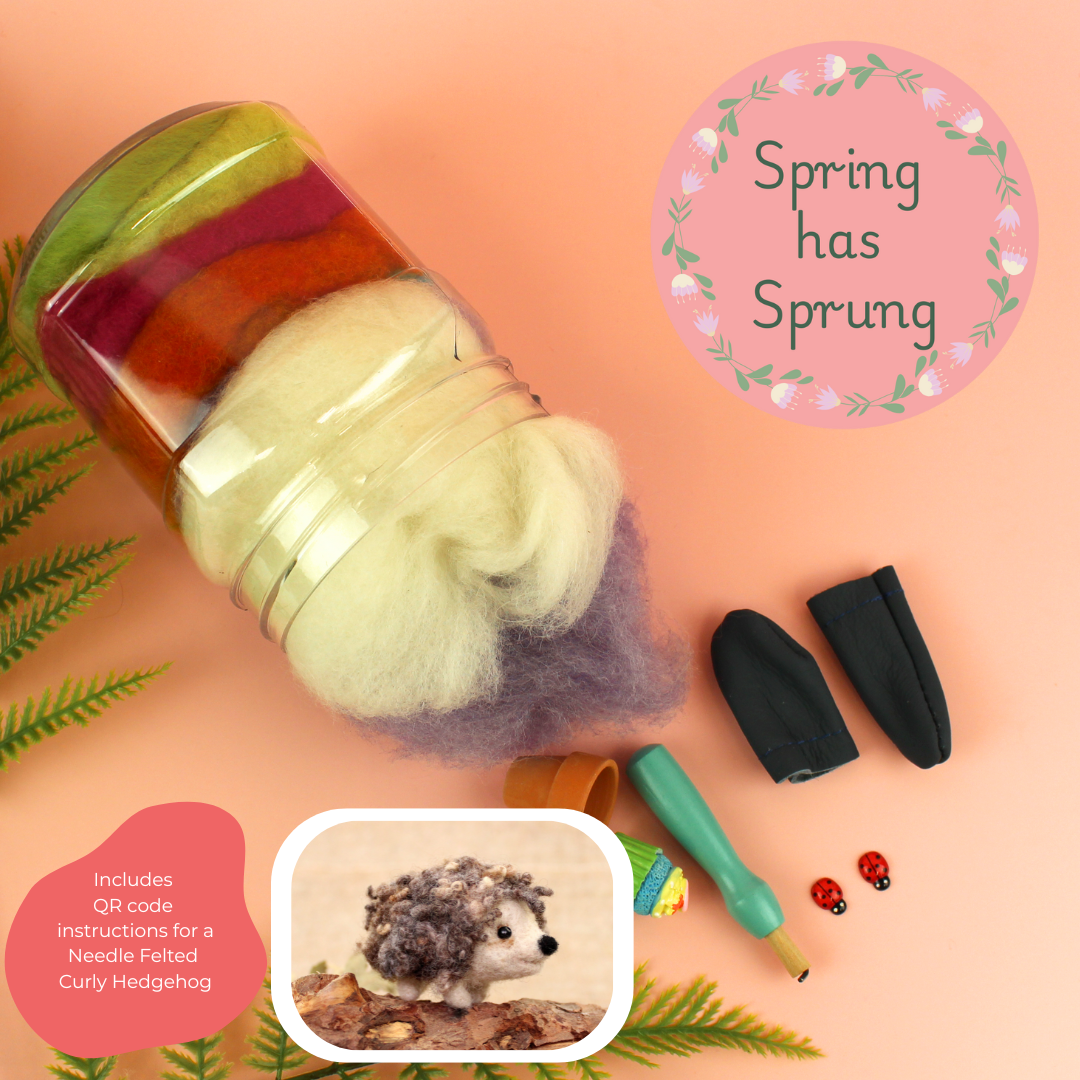 Wool Mix in Sweetie Jar with instructions, tools and accessories - Limited Edition - The Makerss