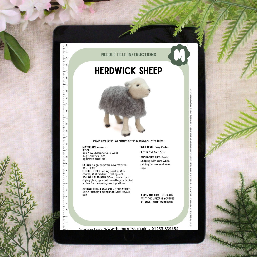 Herdwick Sheep British Wool Small Kit - The Makerss