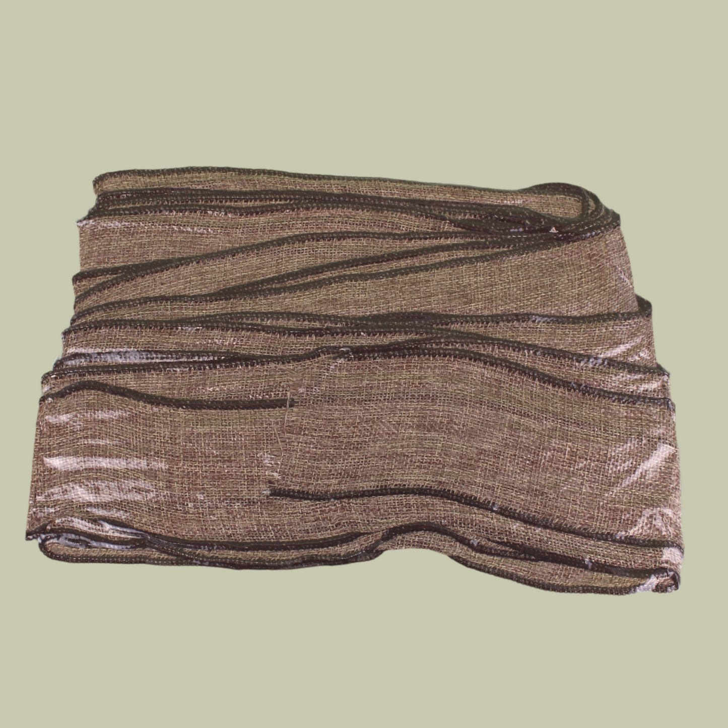 Wide Wired Burlap Ribbon 10m - The Makerss