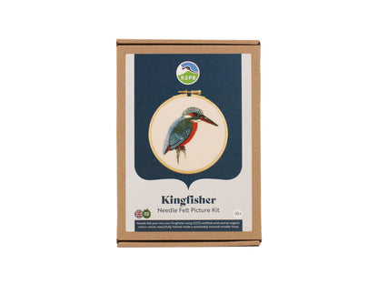 RSPB Kingfisher Needle Felt Picture Kit - The Makerss