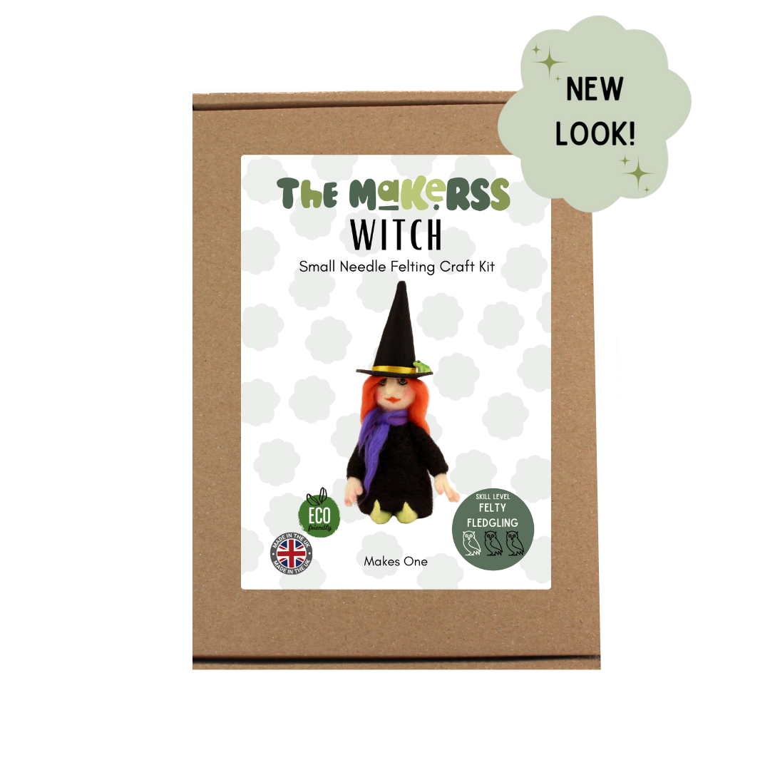 Witch Small Needle Felt Kit - The Makerss