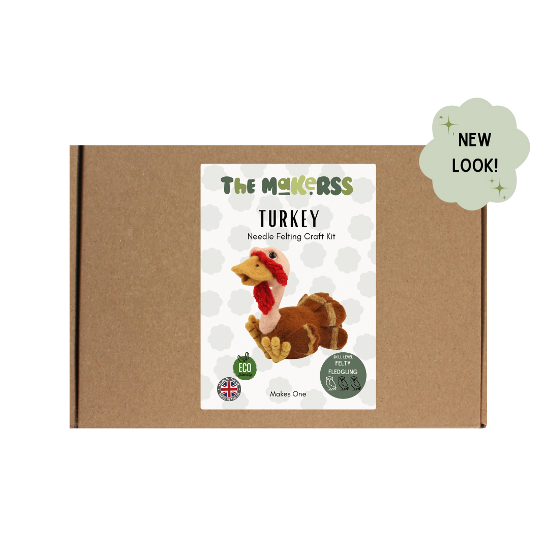 Large Turkey Needle Felt Pack - The Makerss