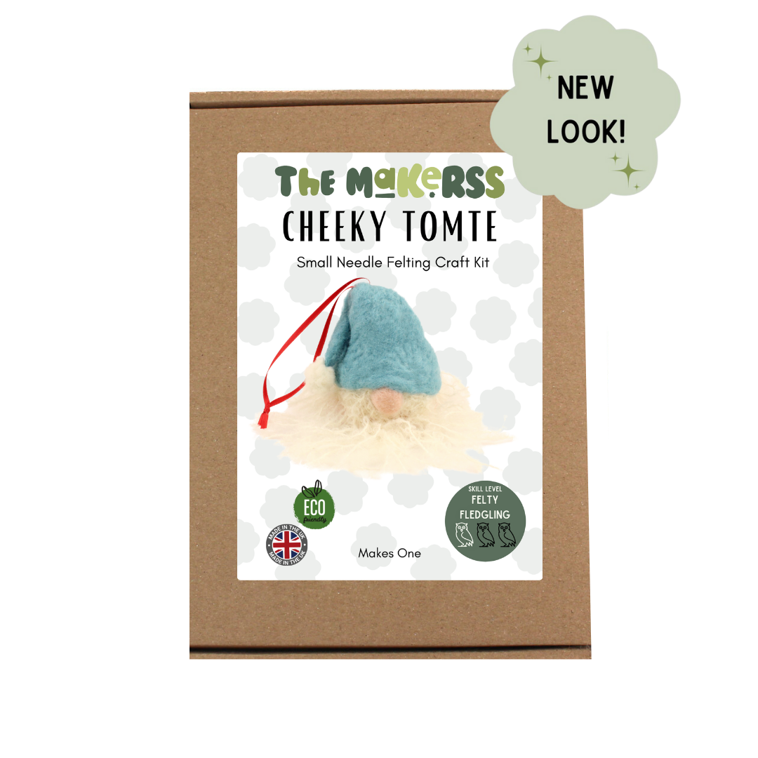 Cheeky Tomte Bauble Small Needle Felt Kit - The Makerss