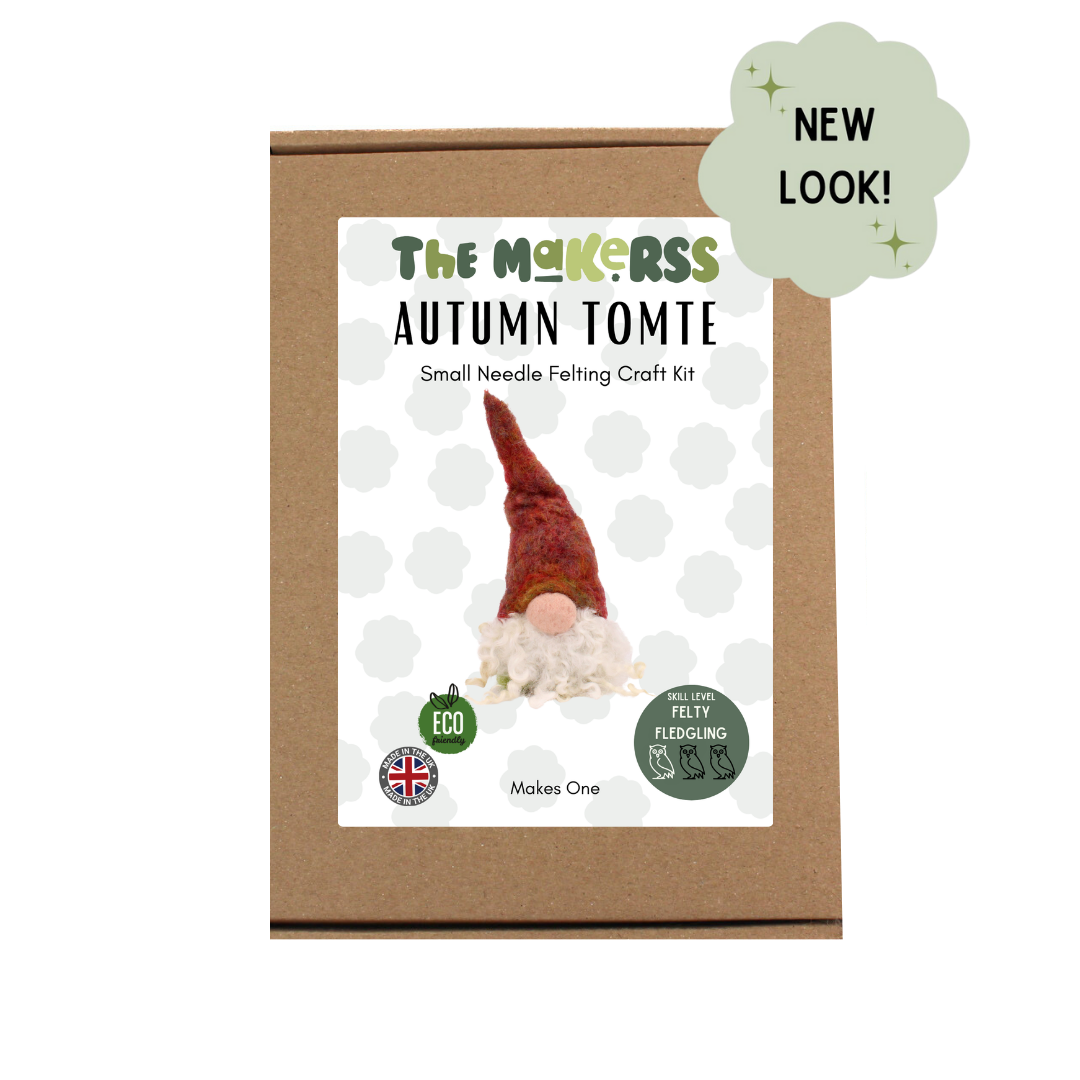 Autumn Tomte Small Needle Felt Kit - The Makerss