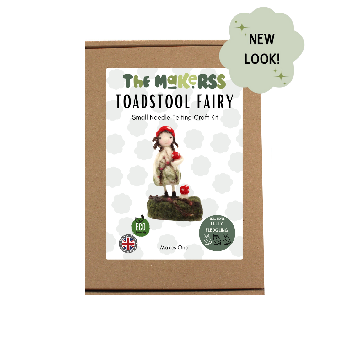 Toadstool Fairy Needle Felt Kit
