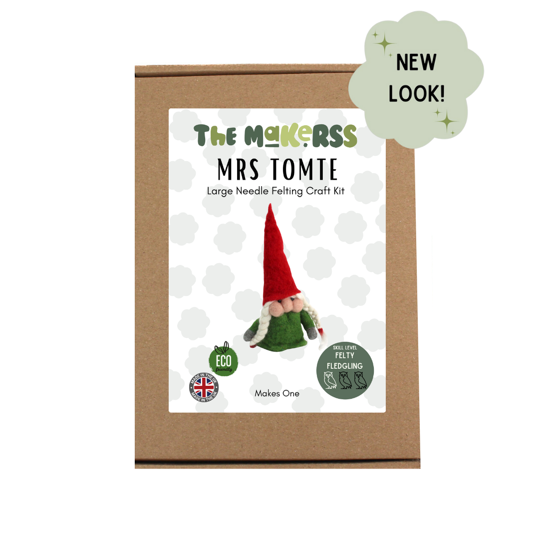Mrs Tomte Needle Felt Pack - with or without tools - The Makerss