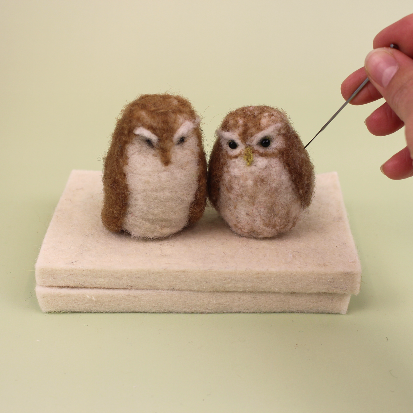 Little Owl Small Needle Felt Kit - The Makerss