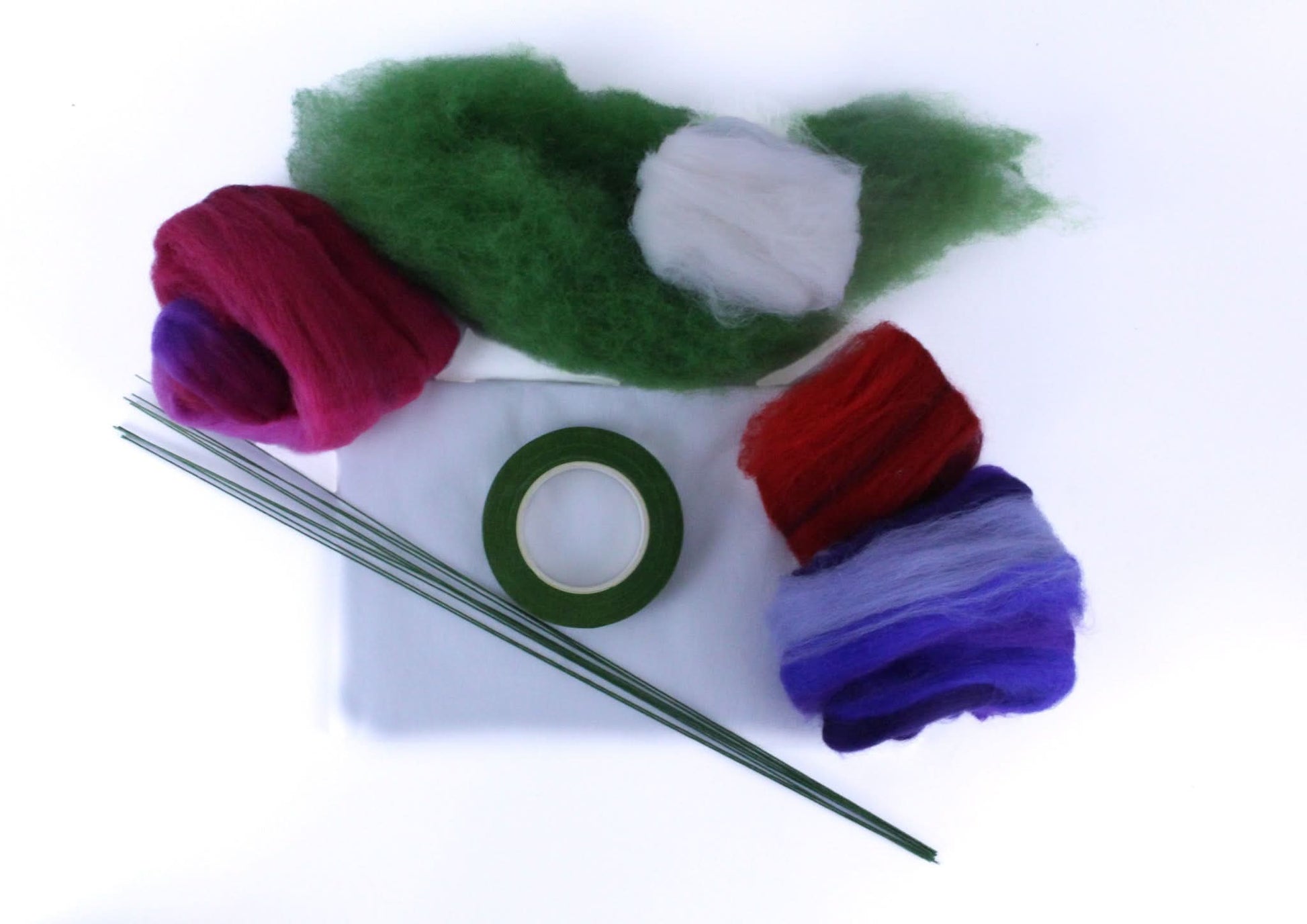 Sweet Pea Posy Needle Felt Kit - no tools - The Makerss