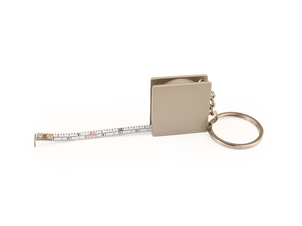 Mini Retractable Steel Pocket Measuring Ruler Tape Keychain 100cm Measure^