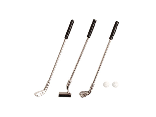 5-Piece Clubs and Golf Balls for Needle Felted Characters - The Makerss