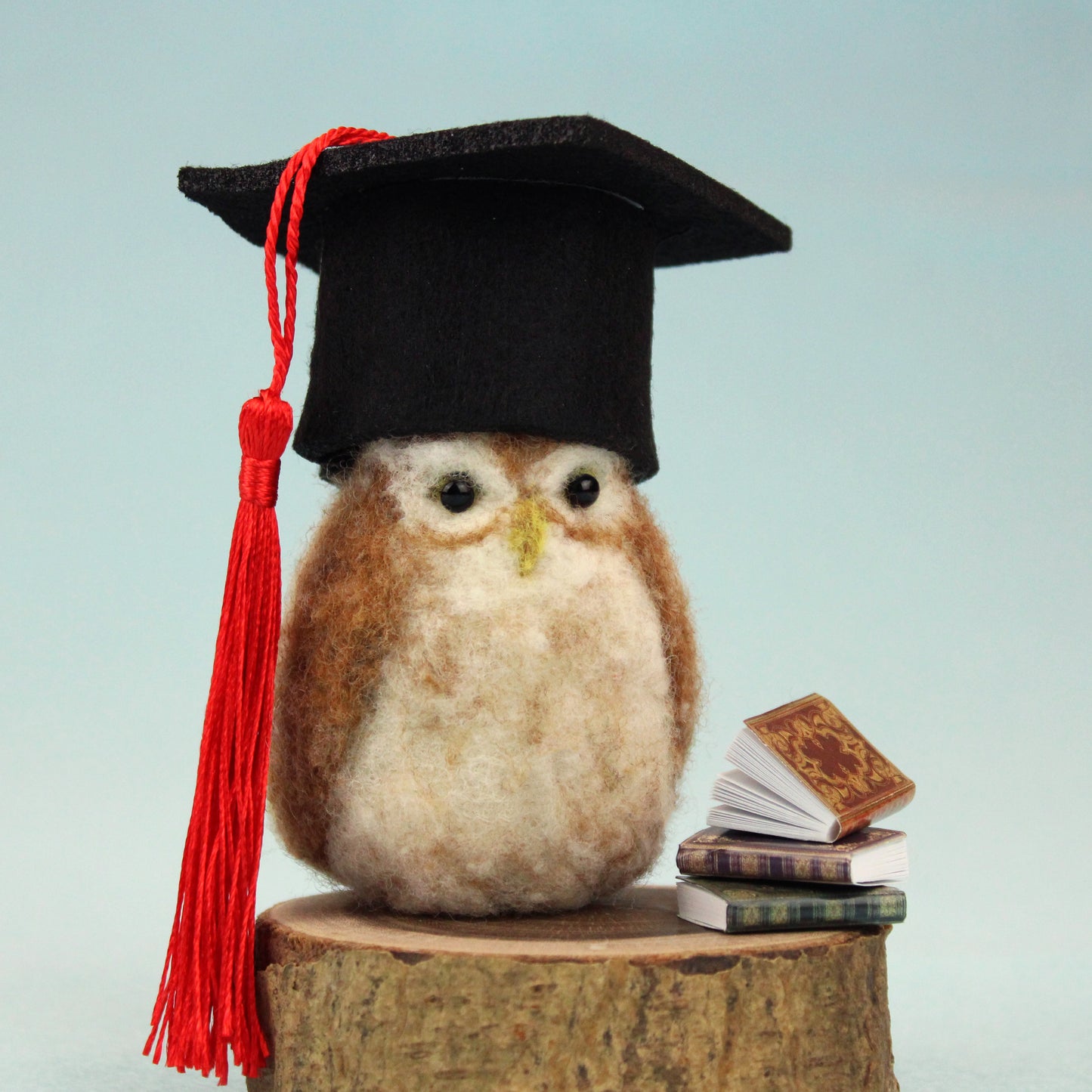 Mortar Board Graduation Hat for Needle Felted Characters - The Makerss