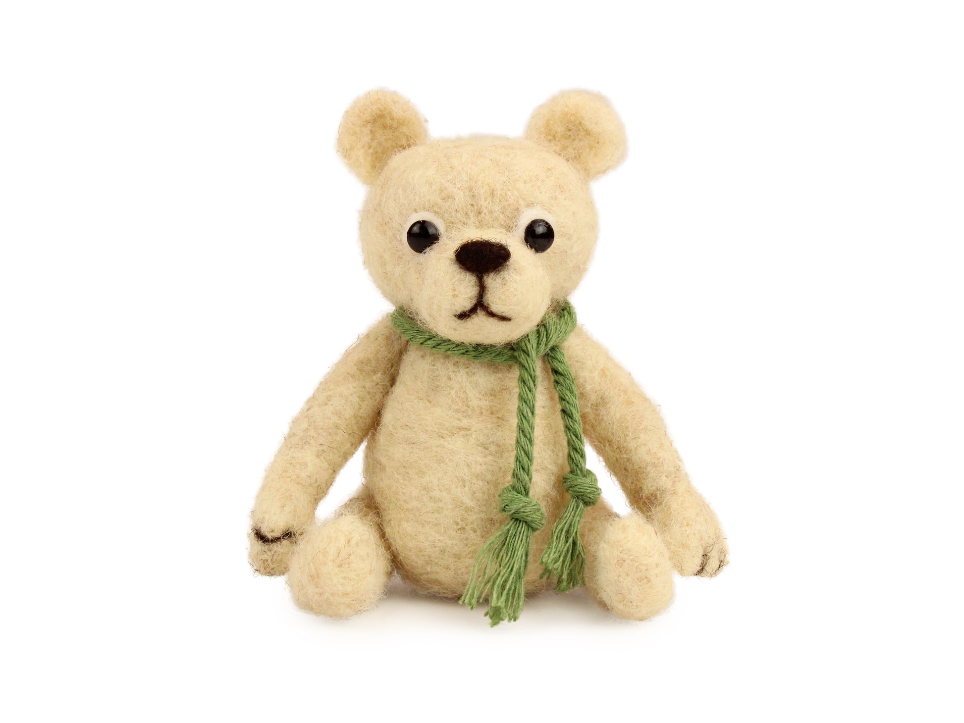 Poseable Mini Bear Small Needle Felt Kit - The Makerss