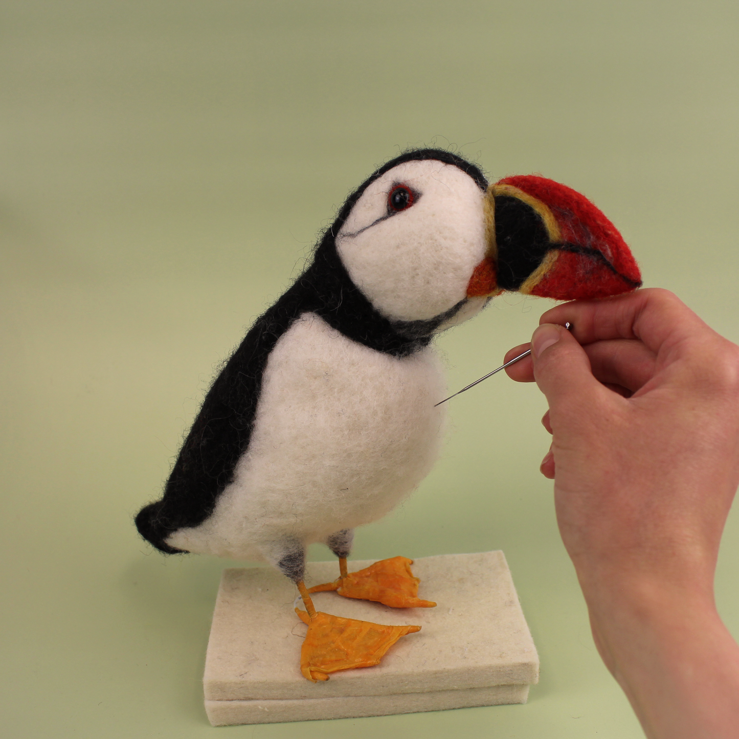 Puffin Needle Felt Pack - The Makerss