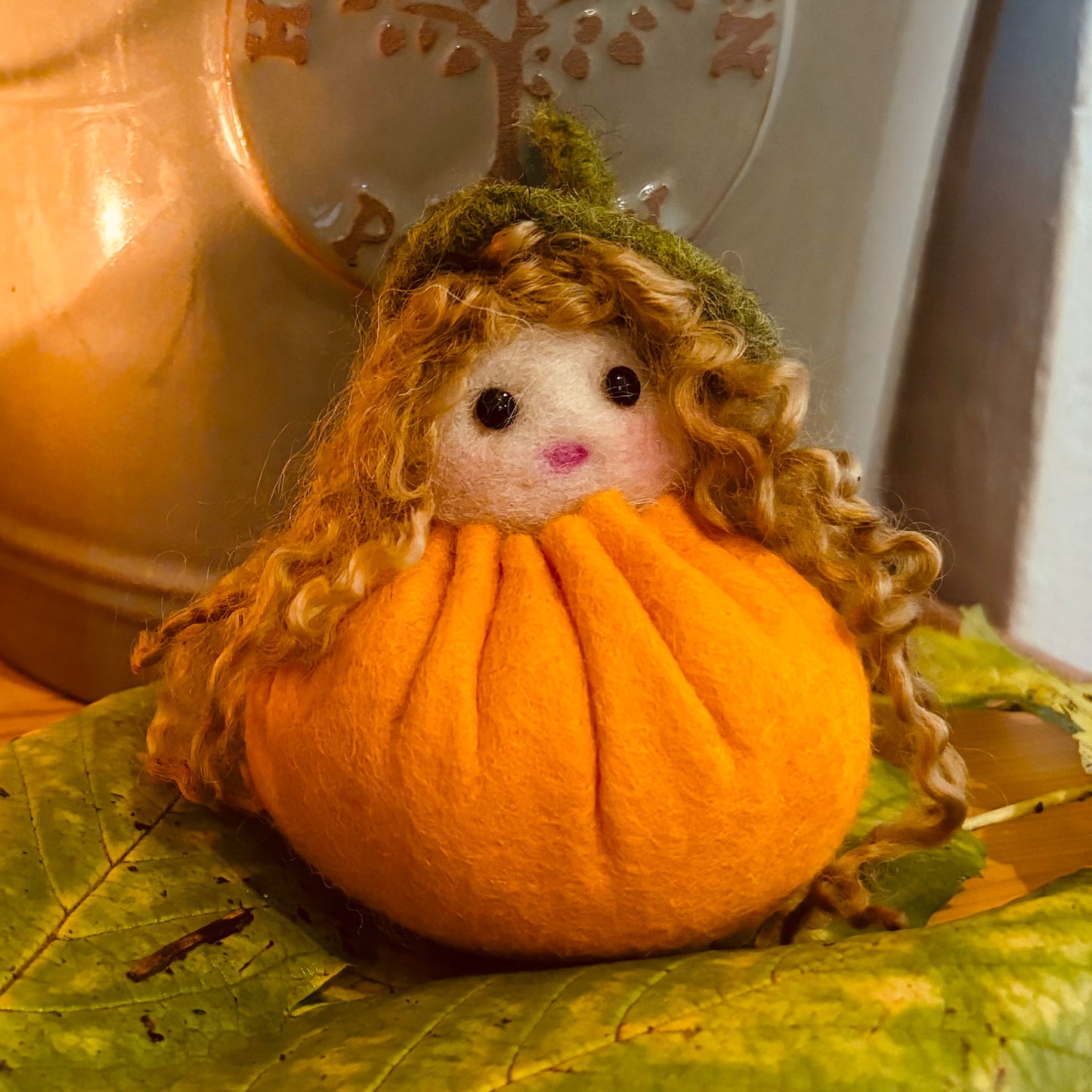 Wensleydale Curls - dyed brown mix 12g - The Makerss