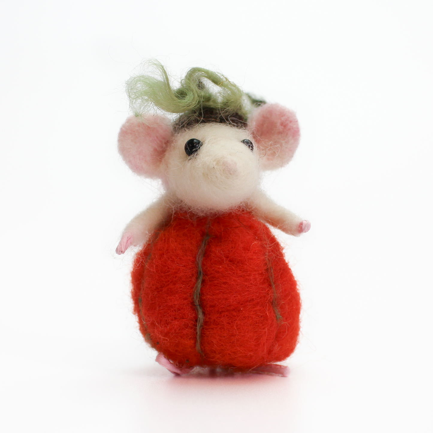New! Pumpkin Mouse Small Needle Felt Kit