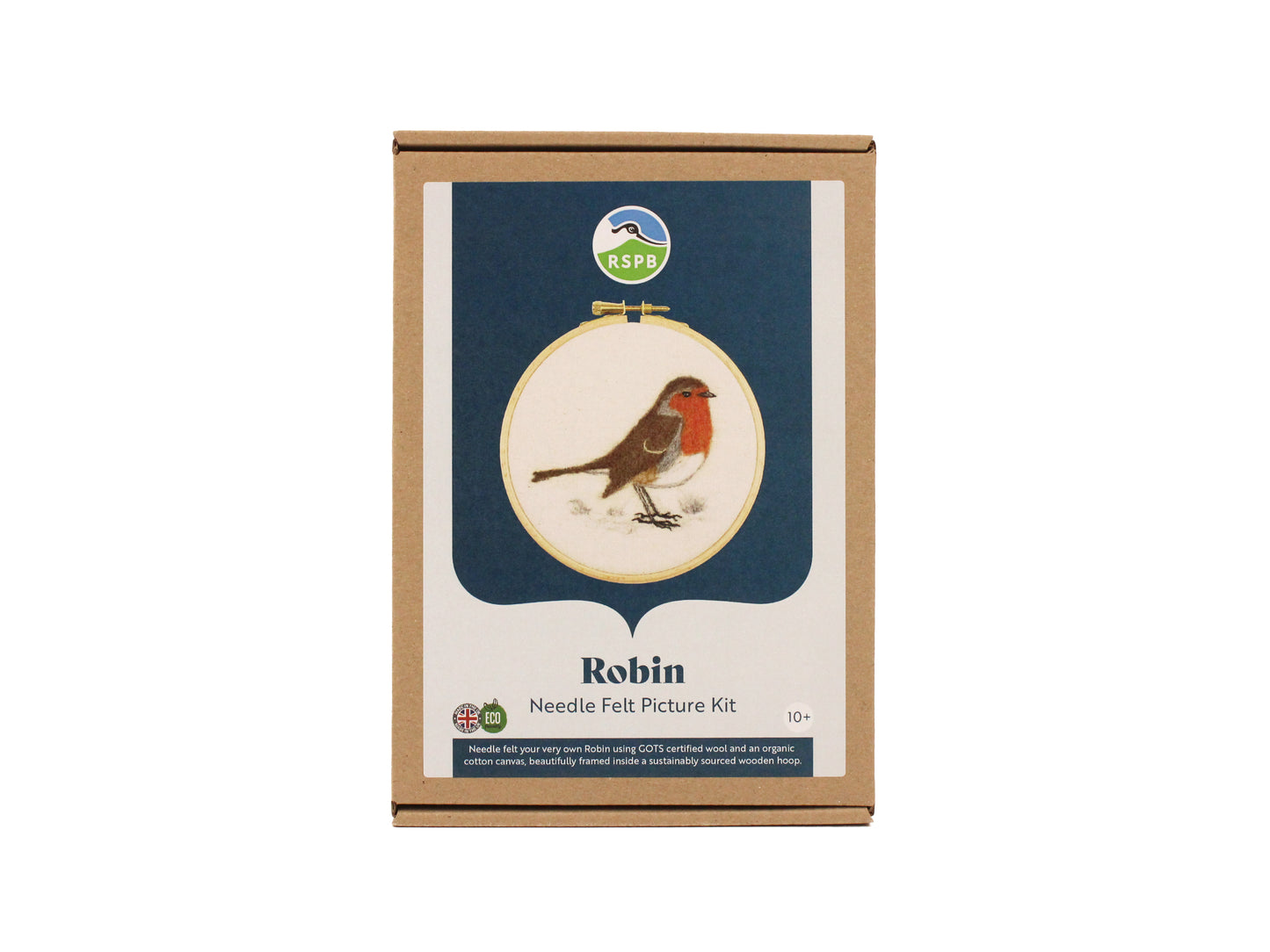 RSPB Robin Needle Felt Picture Kit - The Makerss