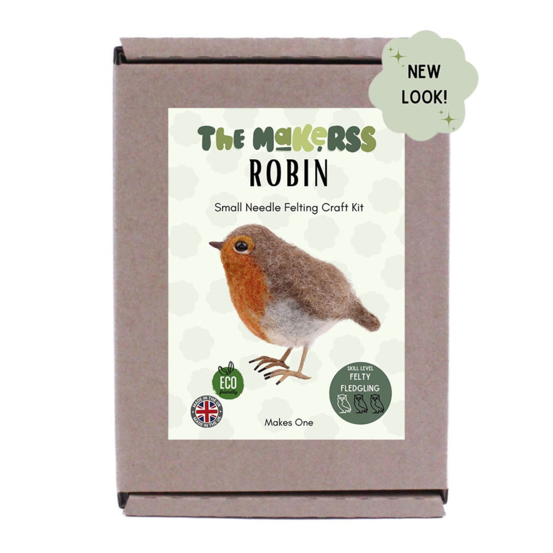 Robin Small Needle Felt Kit - The Makerss