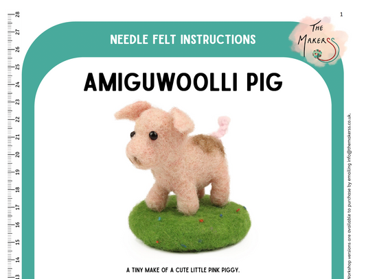 Pig Amiguwoolli Instructions PDF - The Makerss