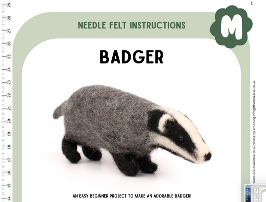 Badger Instructions PDF - The Makerss