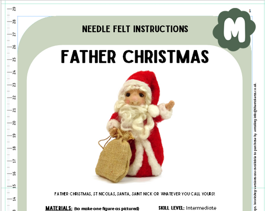 Father Christmas With Sack Instructions PDF - The Makerss