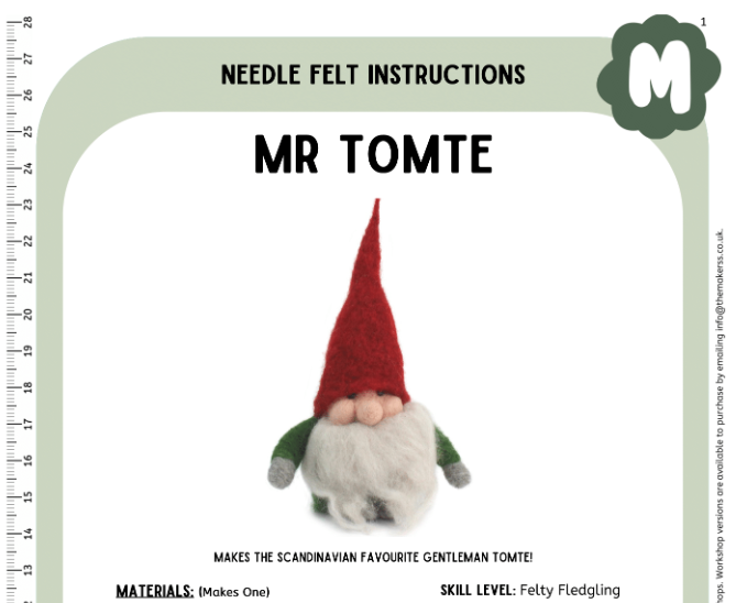 Mr Tomte Instructions PDF - The Makerss