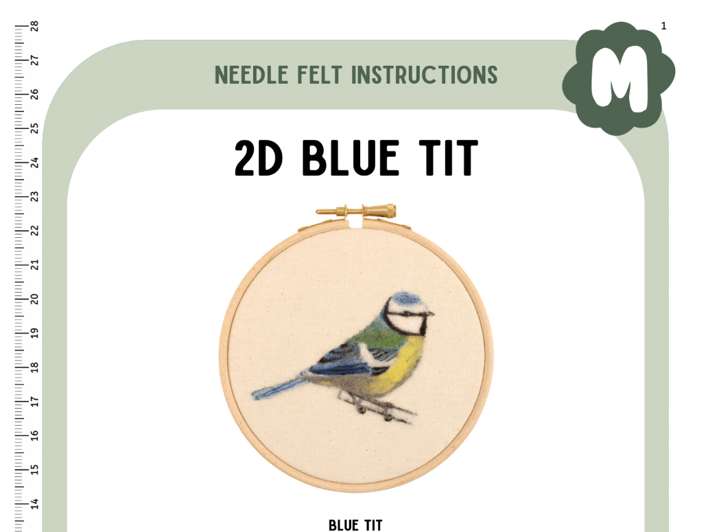 2D Blue Tit Instructions PDF - The Makerss