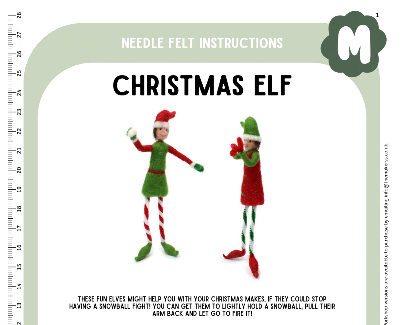 Christmas Elf Instructions PDF - The Makerss