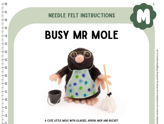 Busy Mr Mole Instructions PDF - The Makerss