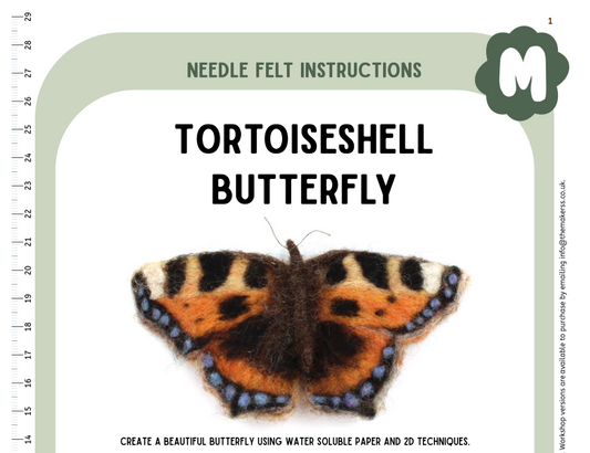 Tortoiseshell Butterfly Instructions - PDF - The Makerss