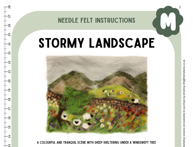 Stormy Landscape Instructions PDF - The Makerss