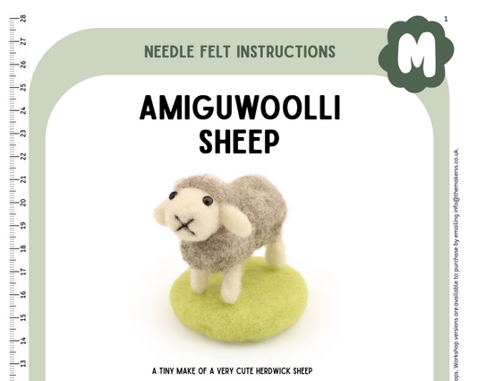 Sheep Amiguwoolli Instructions PDF - The Makerss