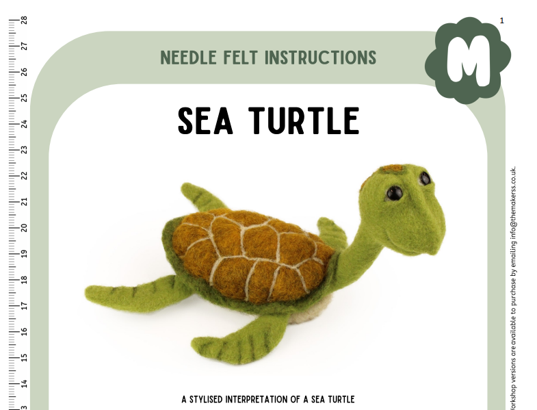 Sea Turtle Instructions PDF - The Makerss