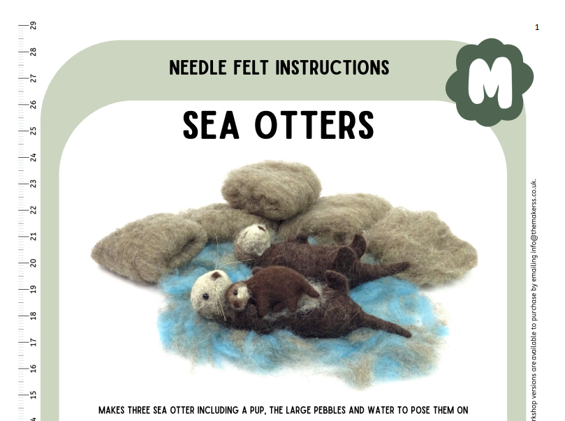 Sea Otter Instructions PDF - The Makerss