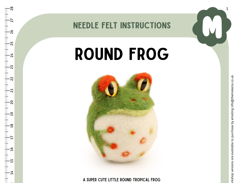 Round Frog Instructions PDF - The Makerss