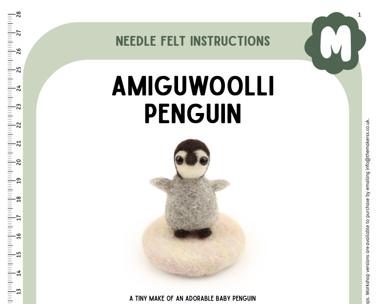 Penguin Amiguwoolli Instructions PDF - The Makerss