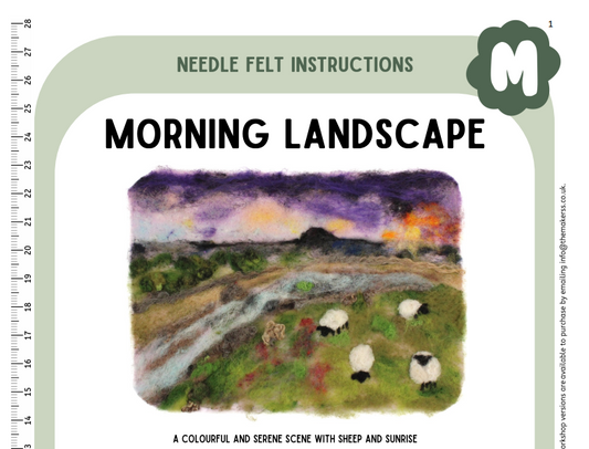 Morning Landscape Instructions PDF - The Makerss