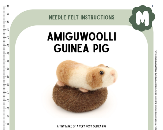 Guinea Pig Amiguwoolli Instructions PDF - The Makerss