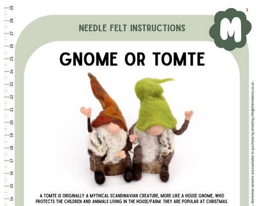 Gnome or Tomte Instructions PDF - The Makerss
